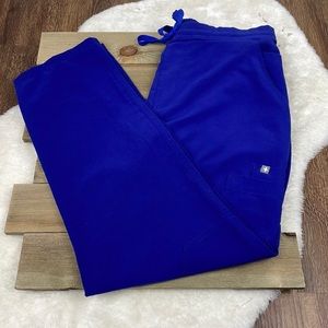 Figs Yola Skinny Scrub Pants Tall Blue